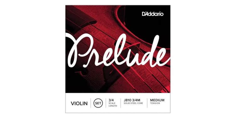 D´addario j810 prelude 3/4 m cuerdas para violín, tensión media