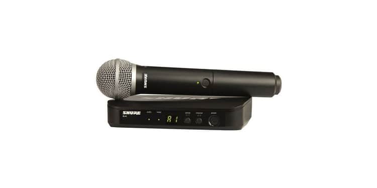 Shure blx24/pg58 h8 micrófono inalambrico de mano