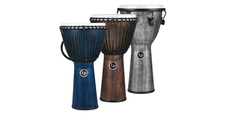 Lp djembe world beat fx afinación por cuerda azul 11 pulgadas, lp724b