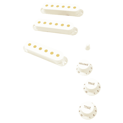 Fender kit de accesorios de repuesto pure vintage 60s stratocaster vintage white