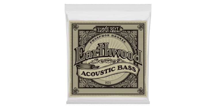 Ernie ball 2070 earthwood bronce cuerdas para bajo acústico 40-95