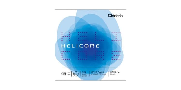 D´addario h510 set de cuerdas para violonchelo 3/4 helicore, tensión media