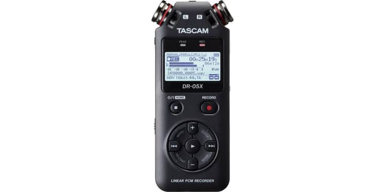 Tascam dr05x grabadora portátil