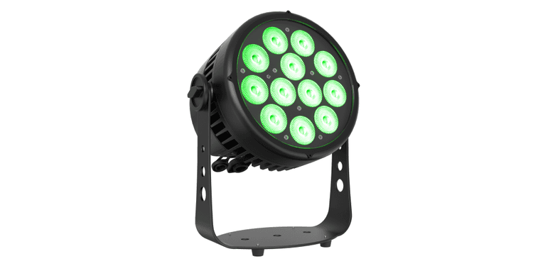 Triton blue aqua 120 foco par led profesional 120w exterior rgbwa+uv 6in1 ip65