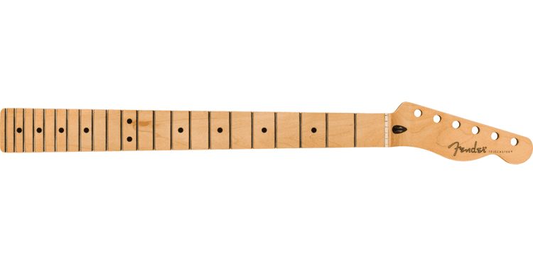 Fender player series telecaster neck, 22 medium jumbo frets, 9.5 radius