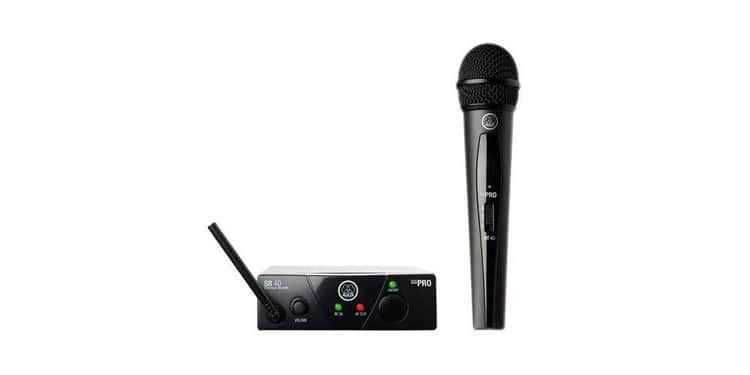 Akg wms-40 mini vocal micrófono inalambrico mano. banda ism2