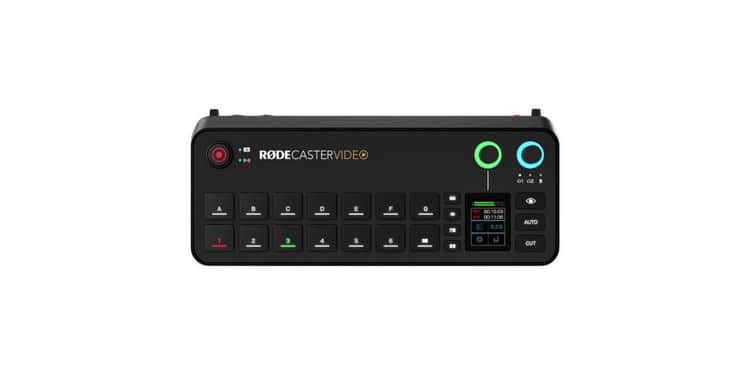 Rode rodecaster vídeo estudio de producción