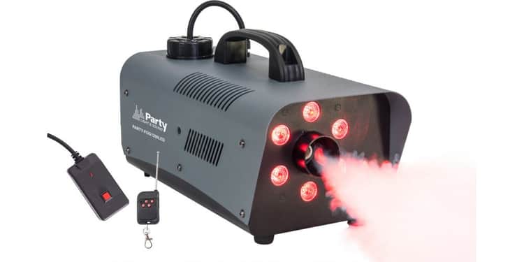 Party fog 1200 led maquina de humo 1200w con led