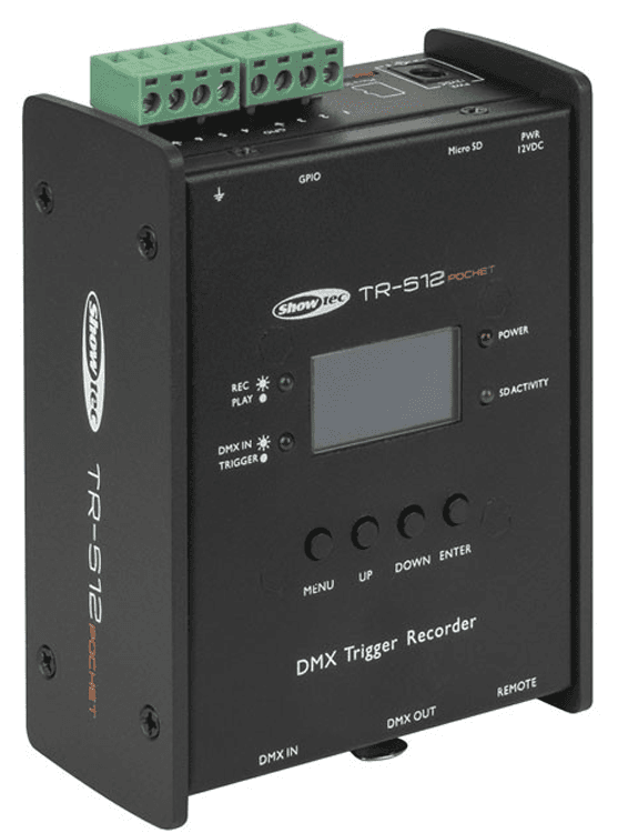Showtec TR-512 Pocket Disparador/Registrador DMX