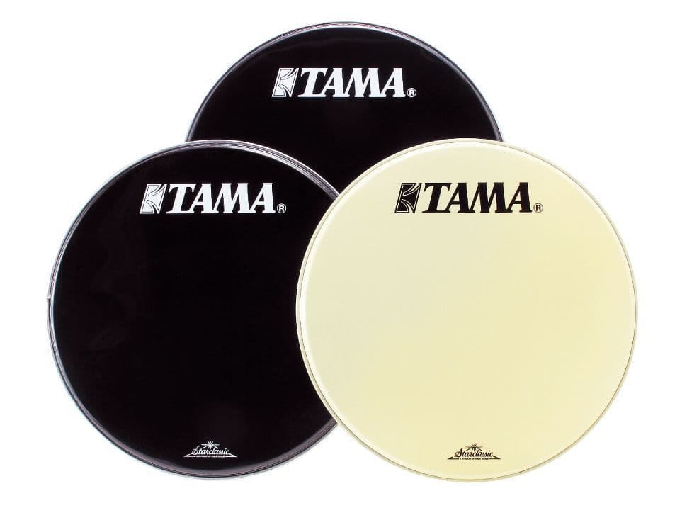 Tama BK20BMTT Parche frontal bombo 20" negro logo Starclassic