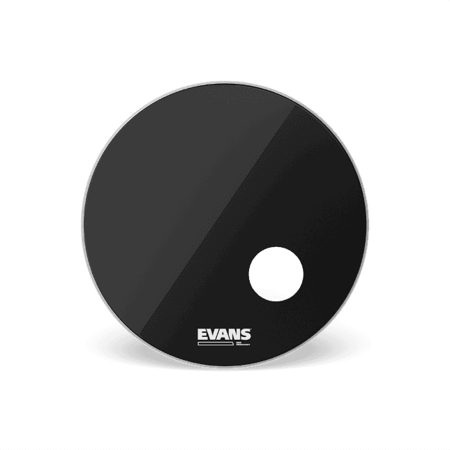 Evans BD22RB Parche Resonante Negro para Bombo de 22" EQ3