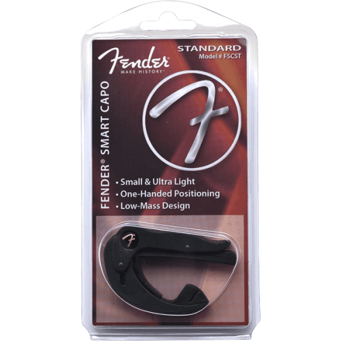 Fender cejilla para guitarra smart capo negro