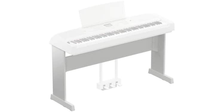 Yamaha l-300wh. soporte para piano white