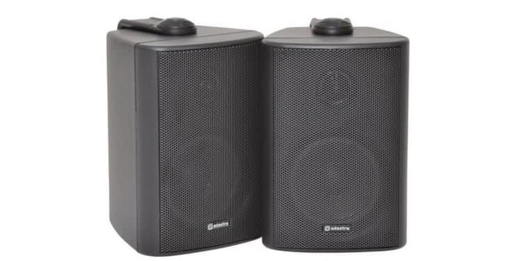 Adastra bc3-b altavoces de pared baja impedancia negro