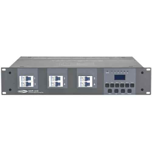 Showtec ddp-610s dimmer de 6 canales 50755