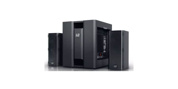 Ld systems dave 8 roadie sistema pa 2.1 amplificado 8