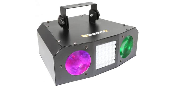 Beamz uranus led doble moon con strobo 153381