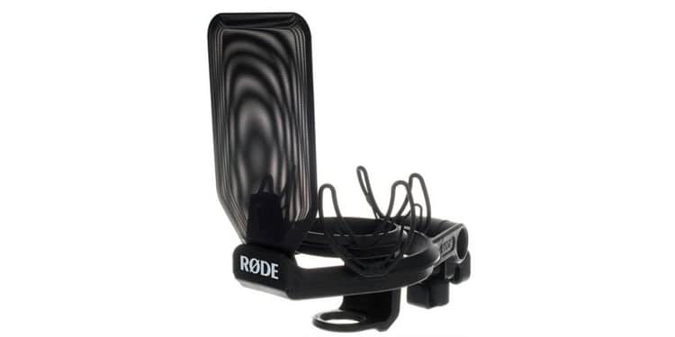 Rode smr sistema de suspensión rycote + filtro antipop para micrófono