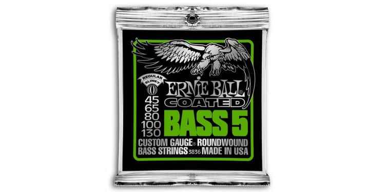 Ernie ball 3836 juego cuerdas coated slinky 5 st. 45-130