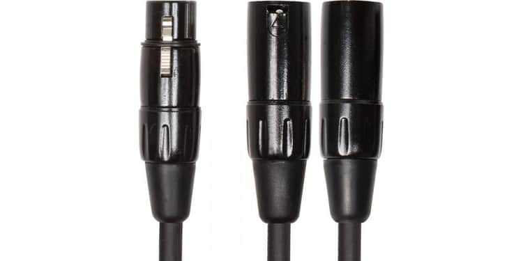 Roland rccycxf2xm xlr hembra a 2 xlr macho 15cm