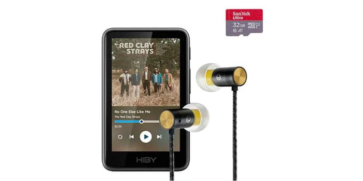 Hiby r1 negro set incluye auriculares y micro sd