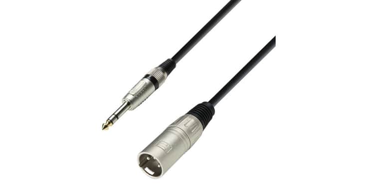 Adam hall cable xlr macho a jack stereo 6.3 1 metros rf:547