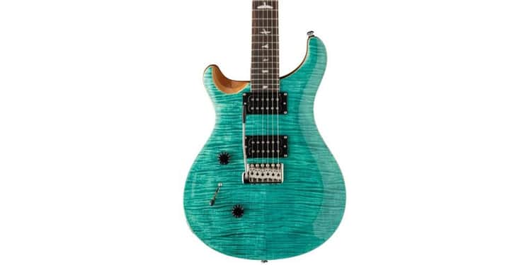 Prs se custom 24 lh turquoise guitarra eléctrica