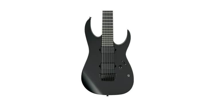 Ibanez rgixl7bkf guitarra eléctrica de 7 cuerdas black flat