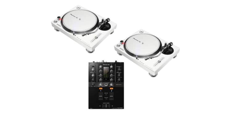 Pioneer dj pack 2 plx 500 blanco + djm-250mk2