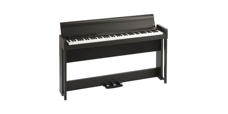 Korg c1 air br. piano digital 88 teclas contrapesadas. mueble incluido