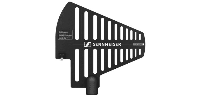 Sennheiser adp uhf 470-1075 mhz antena direccional pasiva