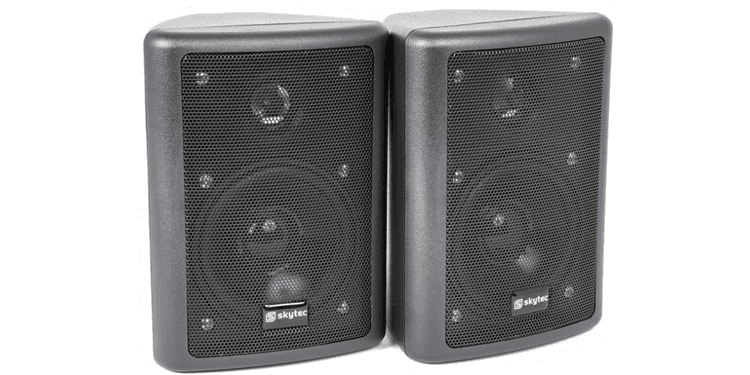 Vonyx 100015 conjunto de altavoces stereo hifi negro 75w by-skytec