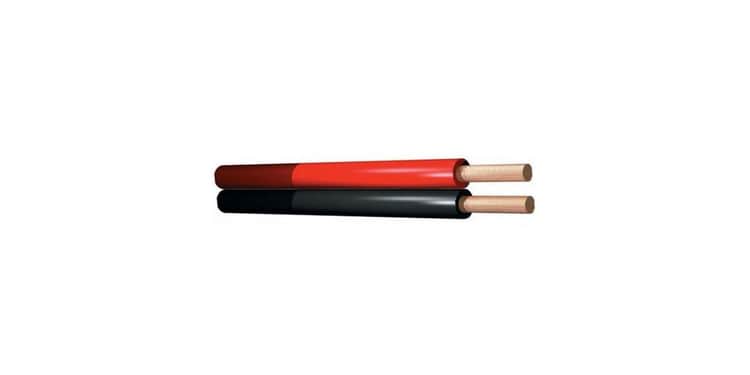 Power dynamics pd connex cable paralelo 2 conductores, 2 x 2.5mm, 25a, rojo/negro, 100m 802703