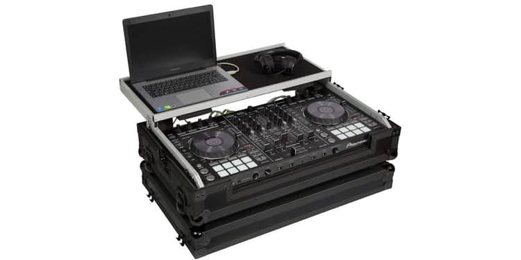 Walkasse wmc-pro8bk flight case para controlador dj pioneer ddj800 / ddjsx3