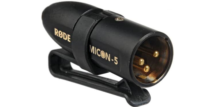 Rode micon 5 adaptador para hs1,pinmic ,lavalier formato xlr