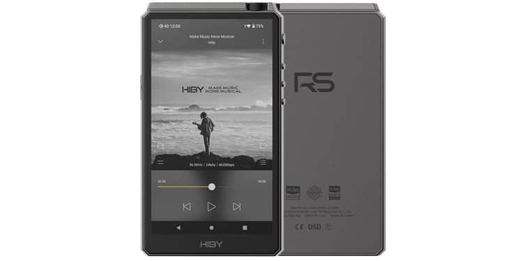 Hiby rs6 gris reproductor hi res con dac r2r