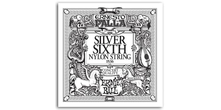 Ernie ball 1536 ernesto palla silver cuerda para guitarra clasica 6th