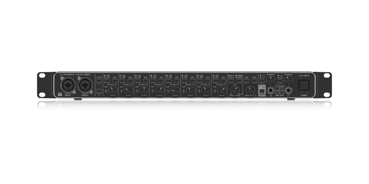 Behringer umc1820 u-phoria tarjeta de sonido, 18x20, 24 bit/96 khz