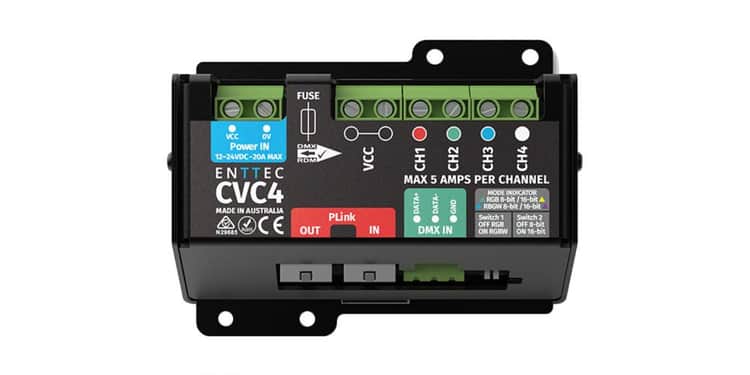 Enttec cvc4 dimmer led