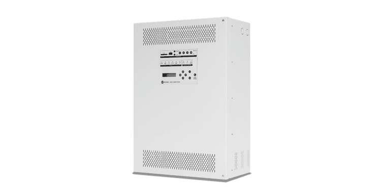 Rcf mx 3250-2 unidad principal amplificada sistema alarma