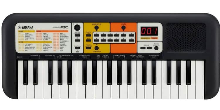 Yamaha pss-f30 teclado portátil 37 teclas