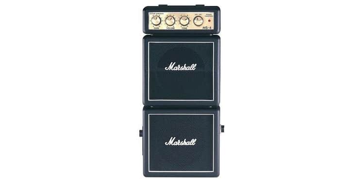 Marshall ms-4 amplificador guitarra mini 1w con soporte