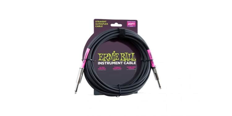 Ernie ball 6046 cable ultraflex jack a jack 5 metros negro