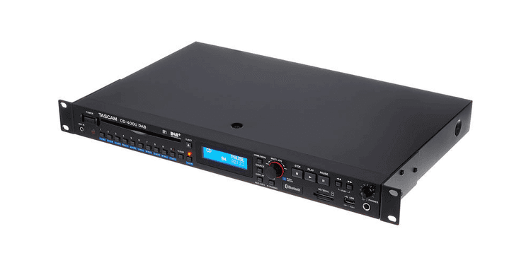 Tascam cd-400u dab reproductor de cd/sd/usb con receptor de radio y bluetooth