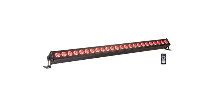 Ibiza light led bar 24rc barra led rgbw 4 en 1 24 x 4w