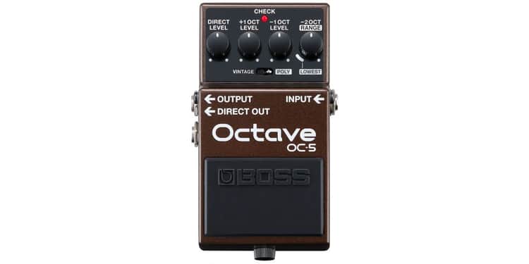 Boss oc-5 pedal efectos