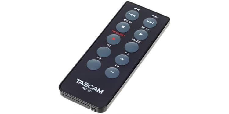 Tascam rc-10 mando para grabadora dr-40