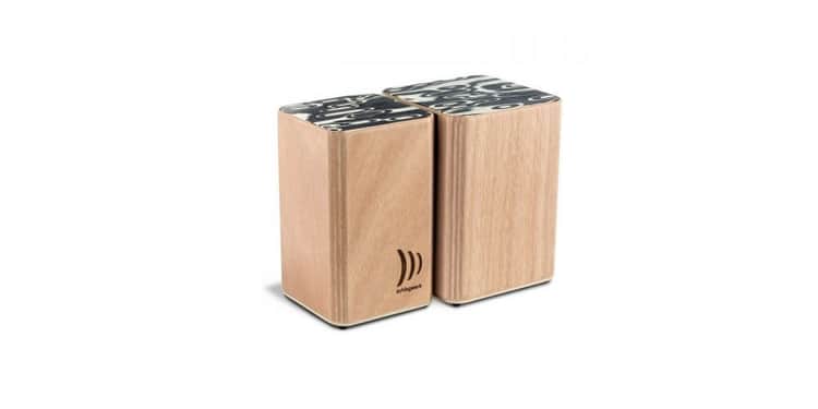 Schlagwerk wbs 200 set de bongos de madera