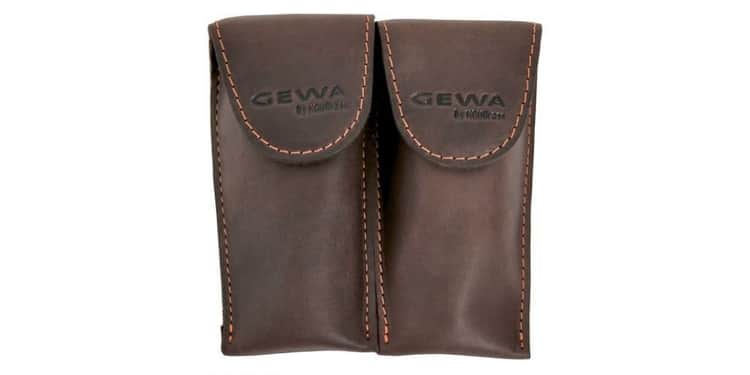 Gewa funda para boquilla trombón crazy horse doble, marrón 720026