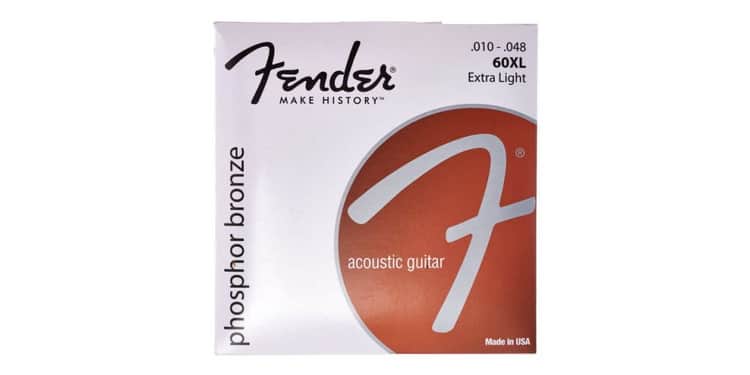 Fender 60xl juego de cuerdas